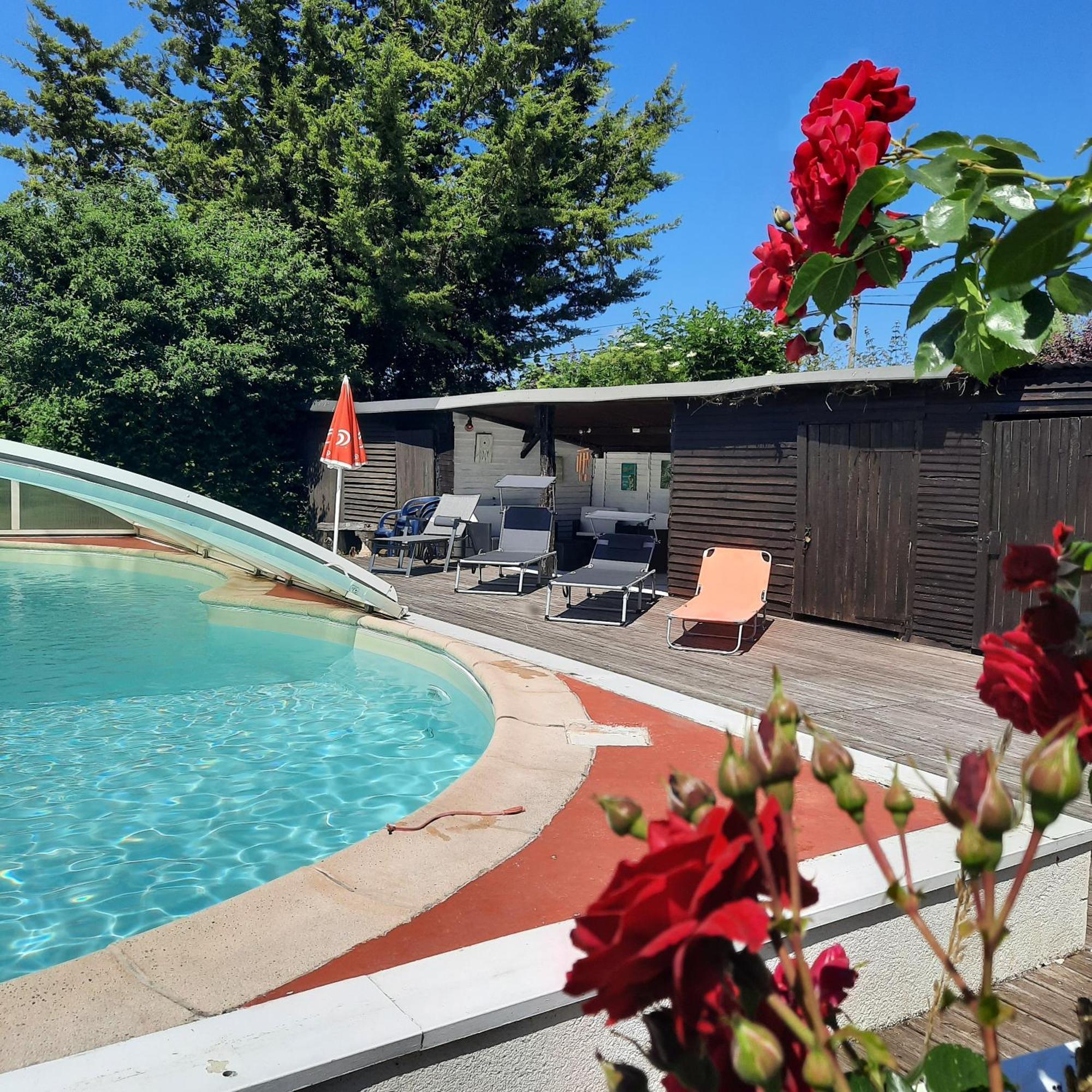 فيلا Les 2 Chaumieres Avec Piscine Epinay المظهر الخارجي الصورة